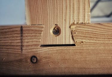 détail queue d'aronde