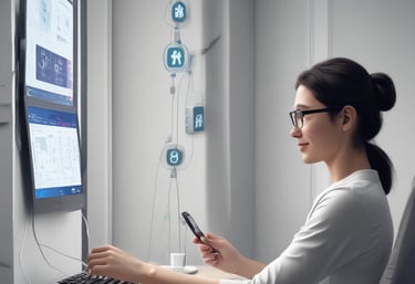 black blue and yellow textile