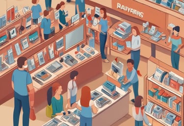 A vibrant image showcasing online payment solutions.