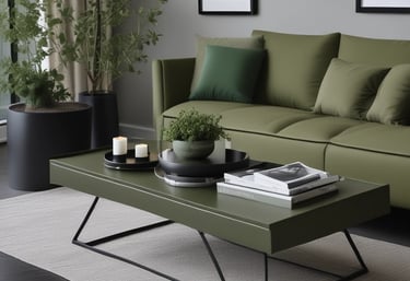 Revo Concept Martinique création d'une table en bois local et métal upcycling