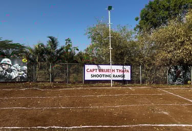 Jaguars Shooting Range and Obstacle Course Dedicated to Late Capt Brijesh Thapa who martyred in J&K