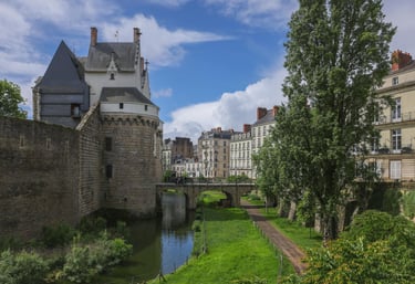 Chateau du duc de bretagne ville de nantes en loire-atlantique