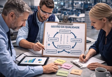 implementação da gestão da qualidade nas empresas com planejamento treinamento e melhoria contínua