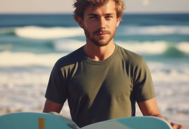 A barber is giving a haircut to a seated male client. The client is draped with a black haircutting cape, while the barber carefully uses clippers. The background includes multiple barber chairs and blurred light fixtures.