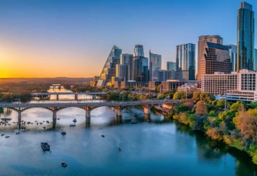 Austin city downtown