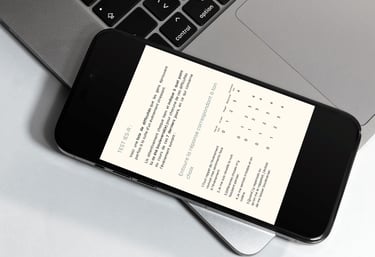 ecran de telephone pour un diagnostic de trouble de stress post-traumatique