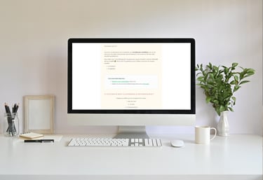 ecran d'ordinateur montrant une newsletter pour cavalier