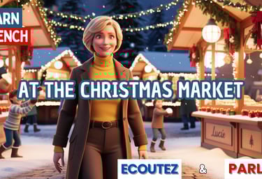 Learn French with the Christmas market story
