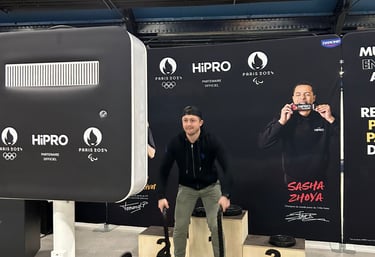 Photobooth avec animation sportive. Semi-marathon de Paris