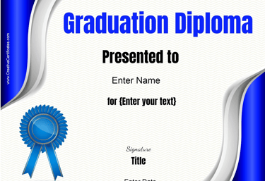 FOTO DE UN DIPLOMA