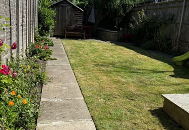 Lawn mowing and edging