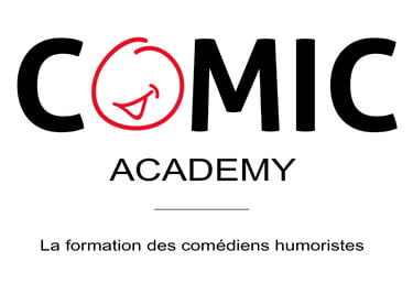 Logo Comic Academy — cours de stand-up et théâtre comique à Paris