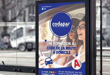 Identité visuelle Imprimés affichage Codapar Zéro Cinq Design