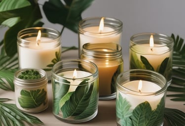 A stylish artisan workspace filled with elegant materials and tools for crafting luxury items.