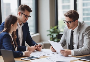 An inspector examining a well-maintained home, showcasing attention to detail in management.