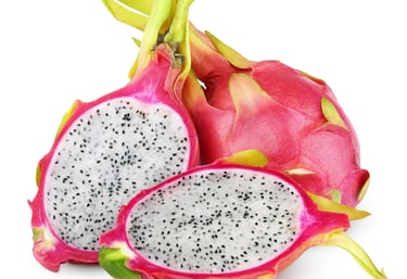dragon fruit, white flesh