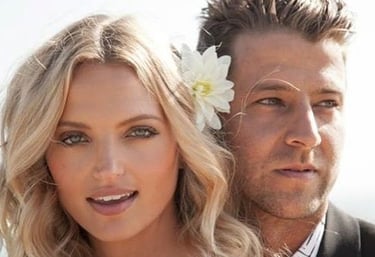 beautiful model Bride and groom 