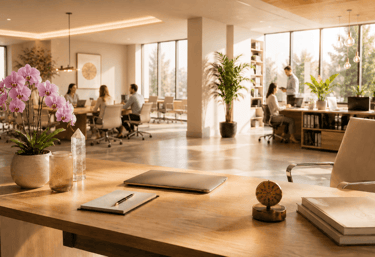 bureau harmoniser dans une entreprise grace au feng shui