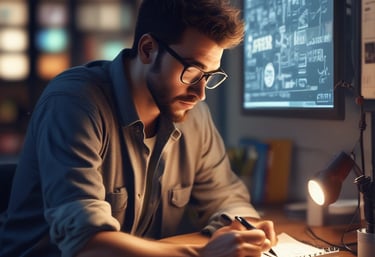 A vibrant image representing digital marketing success.