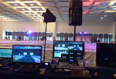 renta de equipo de audio profesional,  circuito cerrado con swicher y pantallas