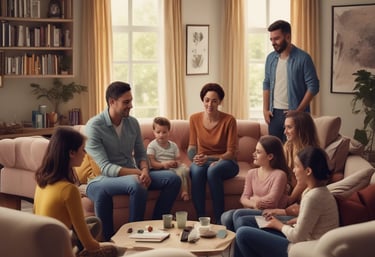 Graffiti-style mural on a wall with the text 'Rishikesh is an Addiction'. The background features circular patterns in pastel colors.