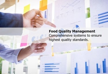 HACCP FSSC22000 GMP Comprehensive systems to ensure the highest food quality management standards