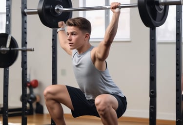 Children cheering each other on during a gym challenge, smiling and full of energy.