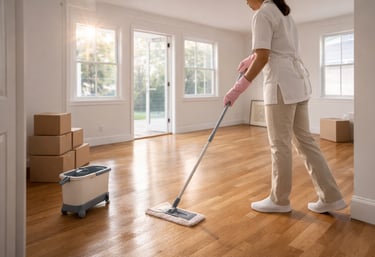 Move-in move-out cleaning service in Durham NC with professional cleaner
