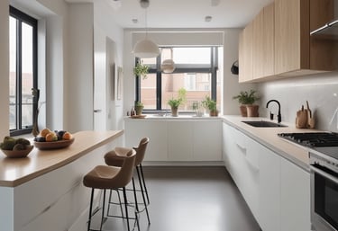 A cozy, well-furnished apartment unit ready for move-in, showcasing comfortable living space.