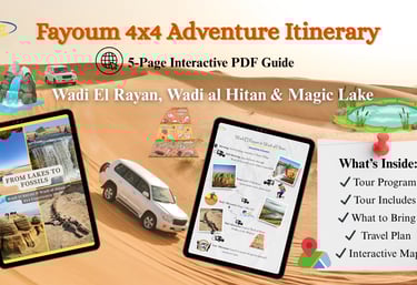 Fayoum 4x4 Adventure Itinerary