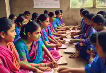 a man riding a skateboard down a street next to tall buildings