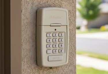 image of a garage door keypad in Edinburg, TX