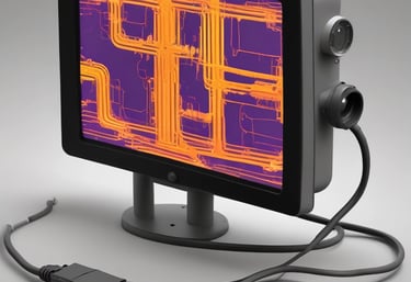 A control panel with various labeled buttons and switches, including color-coded round indicators. Labels such as insulation test, night light, lighting on, battery charge float, and failure notices are present. Some buttons are lit, indicating active status, while others remain unlit. A voltmeter gauge is visible at the top, showing voltage levels.