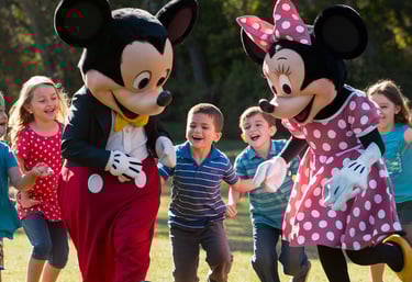 ALQUILER Y RENTA PERSONAJES Y BOTARGAS DE MINIE Y MICKEY MOUSE DISFRACES EN ALQUILER EN GREENVILLE