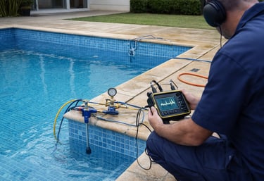 Detecção de vazamento em piscina no DF