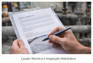 Laudo Técnico e Inspeção Hidraulica Distrito Federal