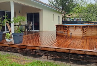 Conception et pose de terrasses en bois