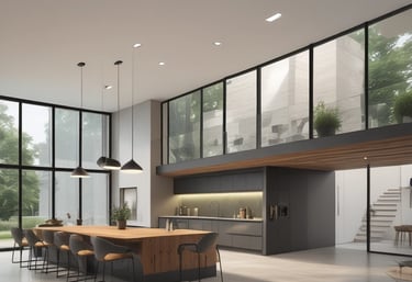 white paper on white table