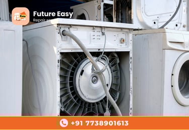 Open washing machine.