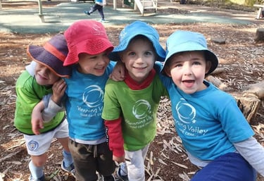 children playing together