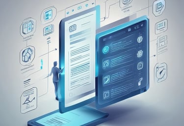 A professional consultant discussing cybersecurity frameworks with a client in a modern office.