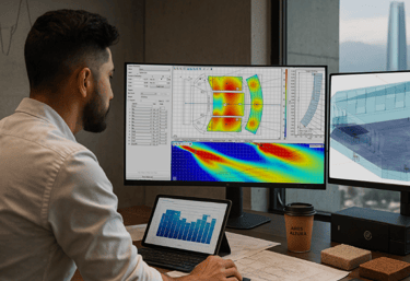 Modelo acústico 3D, simulación acústica