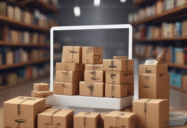 a man riding a skateboard down a street next to tall buildings