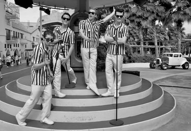 Entertainers at Universal Studios Singapore photographed by Peter Pickering