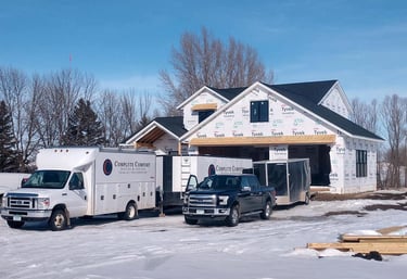our crew during a construction project