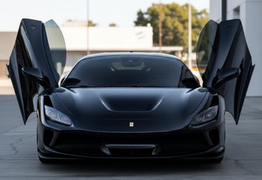 Visual Comparison PPF (Paint Protection Film) vs. Ceramic Coating.