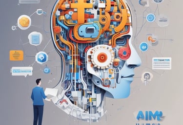 A team of professionals collaborating on a digital transformation project in a modern office.