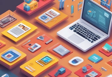 A team of professionals collaborating on a digital transformation project in a modern office.