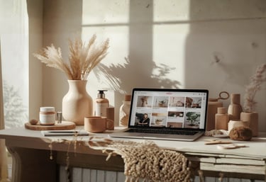 Pinterest analytics dashboard for beauty and home decor eCommerce brands