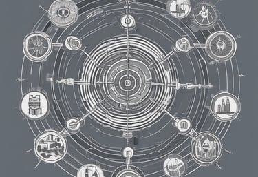 A close-up of hands working on a circuit board, symbolizing technology and innovation.